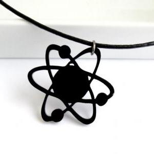Atom Pendant Necklace - Unisex Necklace - Unisex..