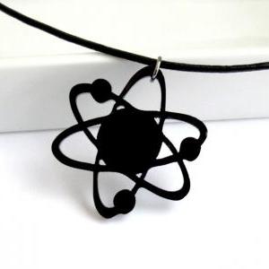 Atom Pendant Necklace - Unisex Necklace - Unisex..