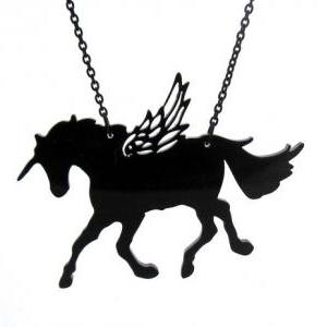 Baronyka Unicorn Necklace - Fairytale Jewelry -..