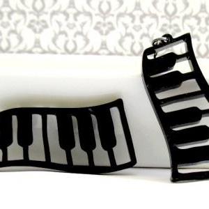 Dancing Piano Earrings - Piano Jewelry - Music..