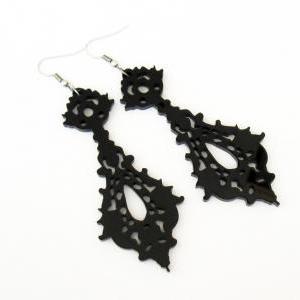 Baronyka Victorian Lace Earrings - Cocktail..