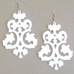 Baronyka Large Exclusive Victorian Lace Earrings -..