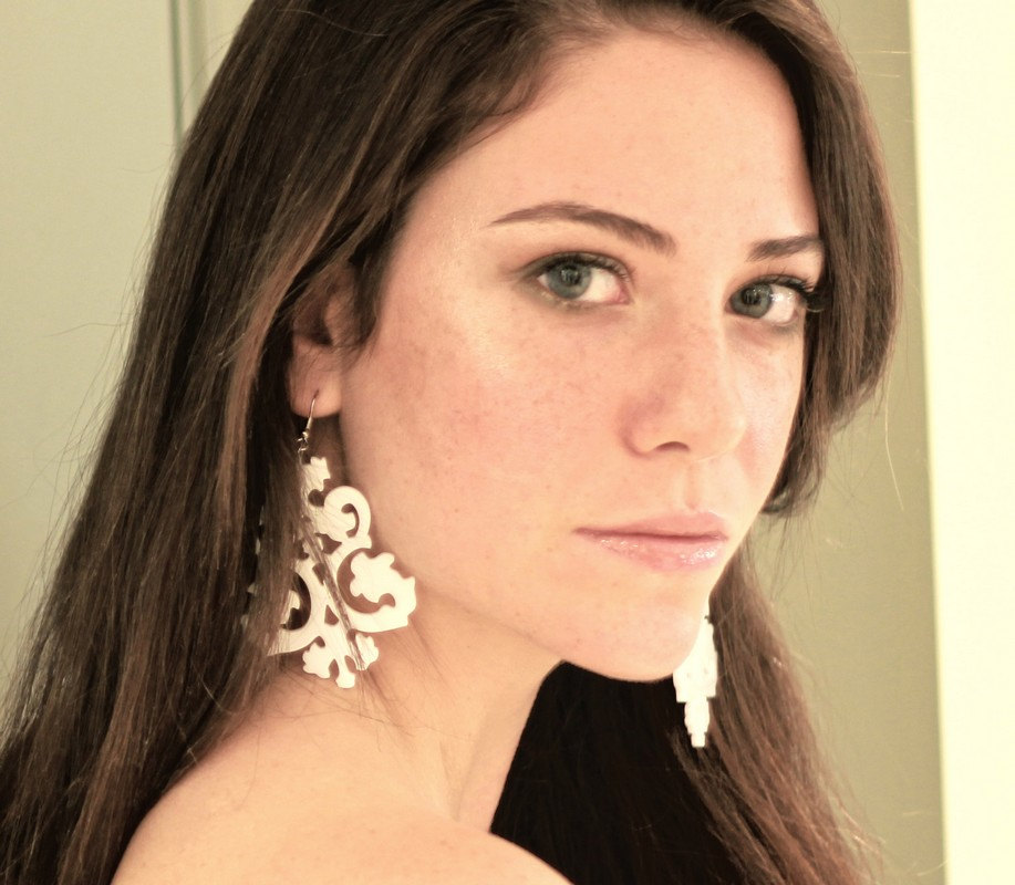 Baronyka Large Exclusive Victorian Lace Earrings - Bridal Jewelry - Bridal Earrings - Elegant Jewelry - Romantic Jewelry - Wedding Earrings